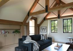 King Trusses With Iron Bracing